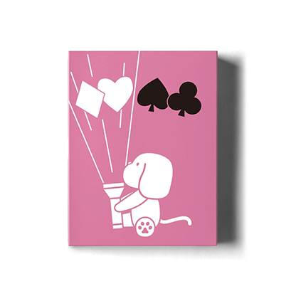 Diary of Kitten and Puppy - Puppy Pink Edition Playing Cards - Brown Bear Magic Shop