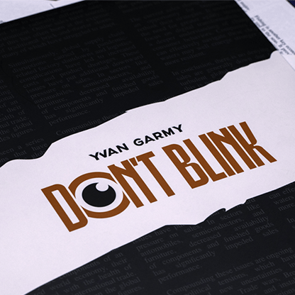 Don't Blink by Yvan Garmy - Brown Bear Magic Shop