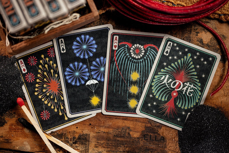 Flower of Fire Playing Cards by Kings Wild Project - Brown Bear Magic Shop