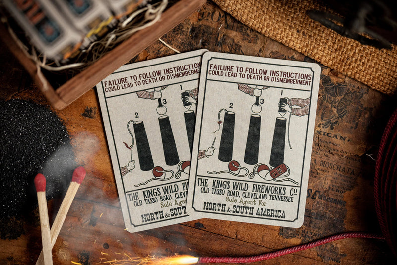 Flower of Fire Playing Cards by Kings Wild Project - Brown Bear Magic Shop