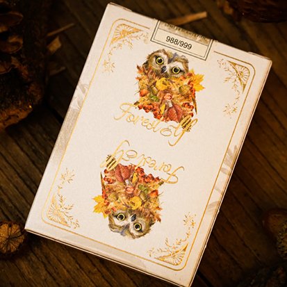 Forest elf Owl Playing Cards - Brown Bear Magic Shop