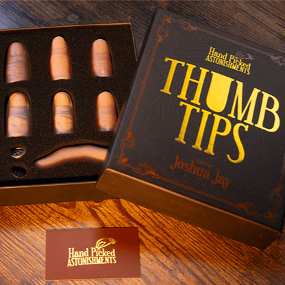 Hand Picked Astonishments THUMB TIPS with Joshua Jay by Murphy's Magic - Brown Bear Magic Shop
