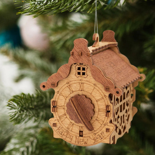 "Happy New Year" Box - Wooden kit