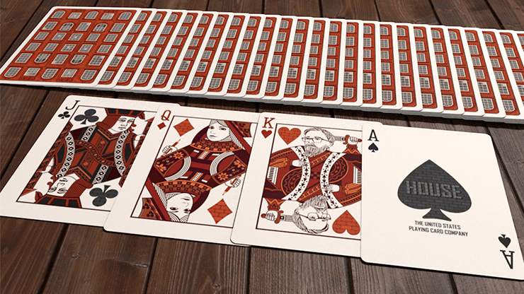 House Playing Cards - Brown Bear Magic Shop