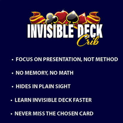 Invisible Deck Crib by Charlie Roper - Brown Bear Magic Shop