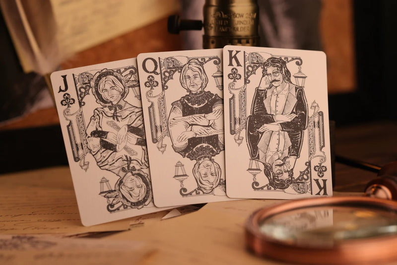 Jack the Ripper & Sherlock Holmes (Skewer Edition) Playing Cards - Brown Bear Magic Shop
