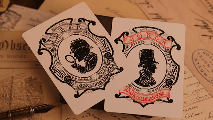 Jack the Ripper & Sherlock Holmes (Skewer Edition) Playing Cards - Brown Bear Magic Shop