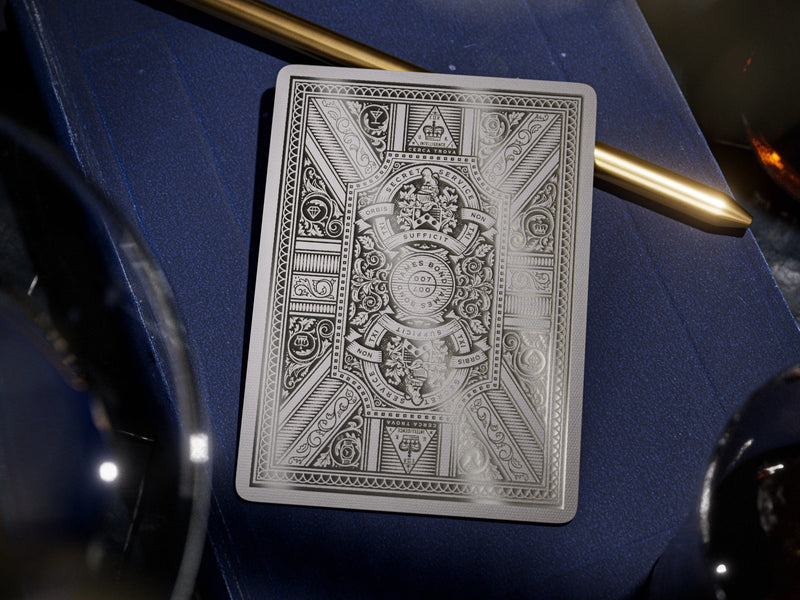 James Bond Silver Edition Playing Cards by theory11 - Brown Bear Magic Shop