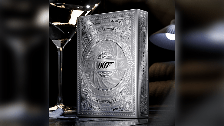 James Bond Silver Edition Playing Cards by theory11 - Brown Bear Magic Shop
