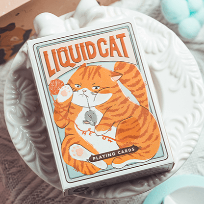 Liquid Cat Playing Cards by 808 Magic and Bacon Playing Card - Brown Bear Magic Shop