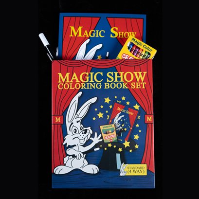 MAGIC SHOW Coloring Book SET by Murphy's Magic - Brown Bear Magic Shop