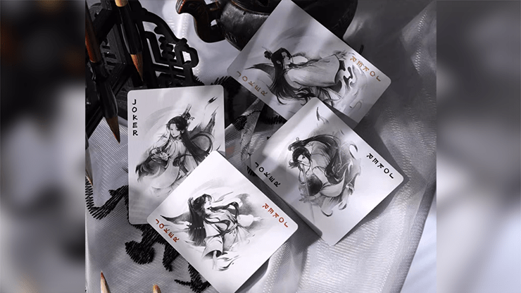 Martial Arts (Sky) Playing Cards by King Star - Brown Bear Magic Shop