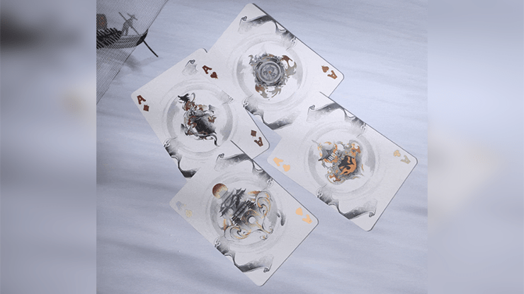 Martial Arts (Sky) Playing Cards by King Star - Brown Bear Magic Shop