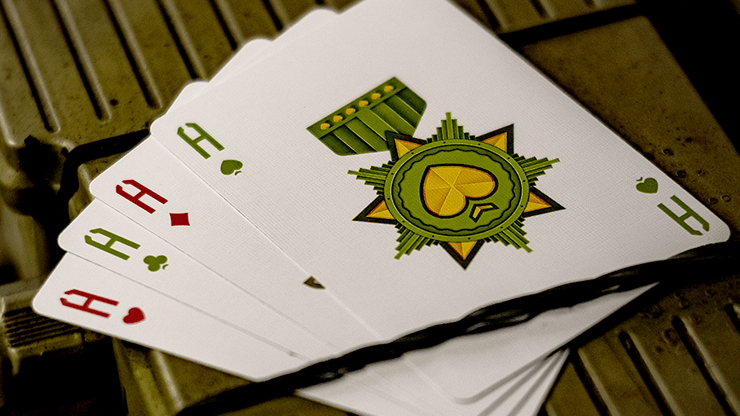 Military Playing Cards by Riffle Shuffle - Brown Bear Magic Shop
