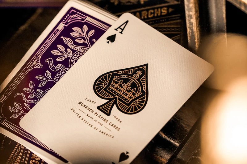 Monarch Royal Edition (Purple) Playing Cards by theory11 - Brown Bear Magic Shop