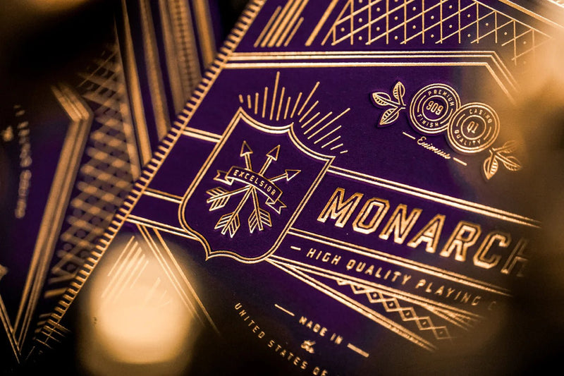 Monarch Royal Edition (Purple) Playing Cards by theory11 - Brown Bear Magic Shop