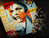 OBEY Jigsaw Puzzle by theory11 - Brown Bear Magic Shop