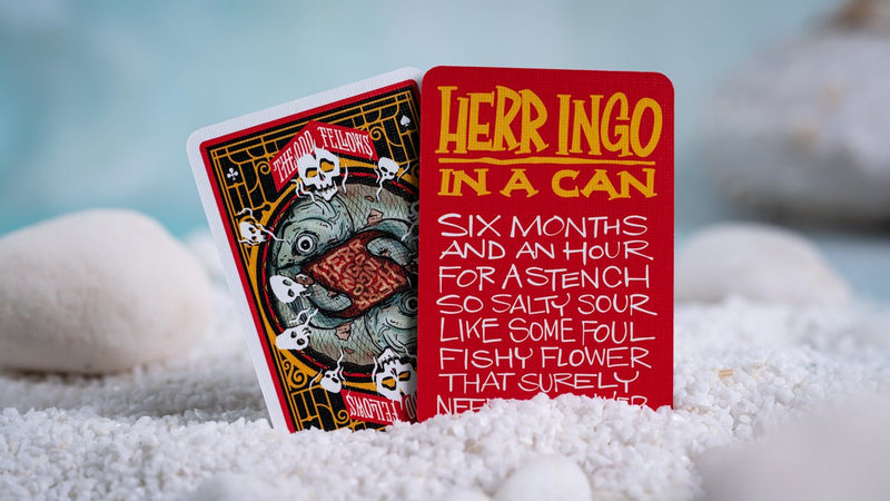 Odd Fellows 'Herr Ingo' Mini Playing Cards - Brown Bear Magic Shop