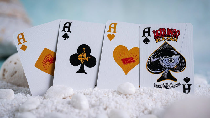 Odd Fellows 'Herr Ingo' Mini Playing Cards - Brown Bear Magic Shop