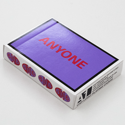 Purple/Red Cap Logo ANYONE Playing Cards - Brown Bear Magic Shop