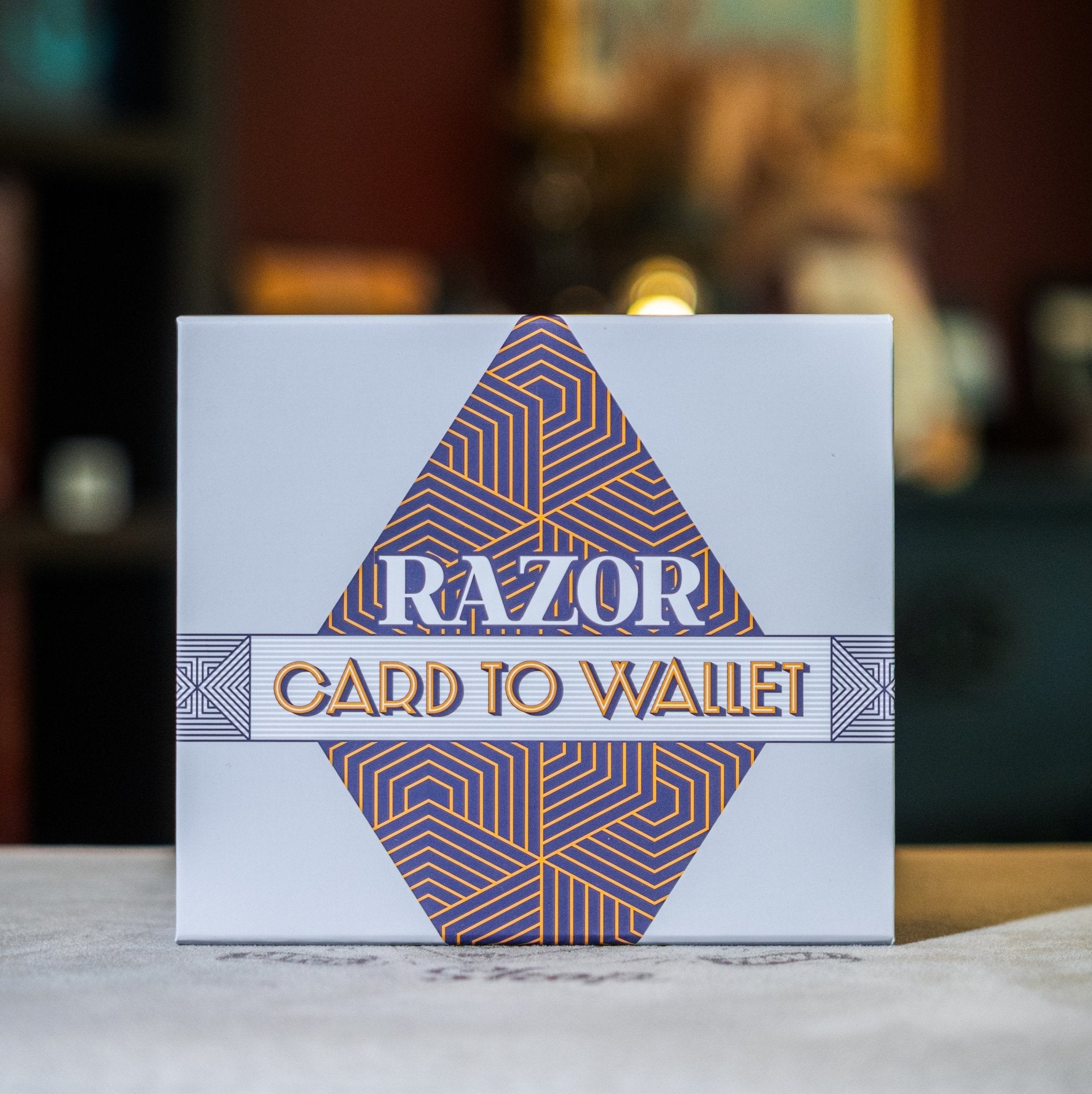 Razor Card to Wallet by Josh Burch - Brown Bear Magic Shop