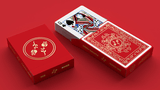 Red Roses Gold Foil Playing Cards (Fully Marked) - Brown Bear Magic Shop