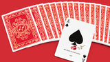 Red Roses Gold Foil Playing Cards (Fully Marked) - Brown Bear Magic Shop