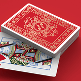 Red Roses Gold Foil Playing Cards (Fully Marked) - Brown Bear Magic Shop