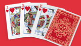 Red Roses Gold Foil Playing Cards (Fully Marked) - Brown Bear Magic Shop