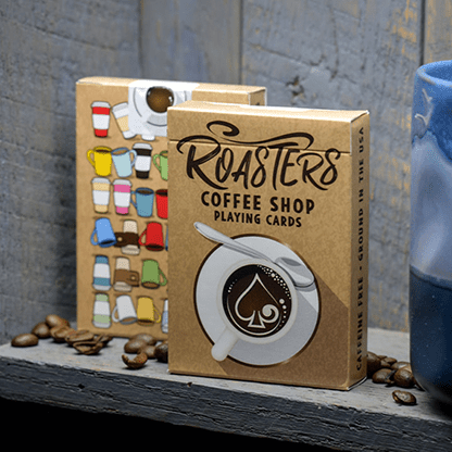 Roasters Coffee Shop Playing Cards - Brown Bear Magic Shop