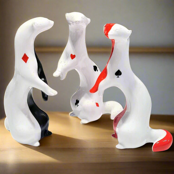 Sculpture “Card Weasel”