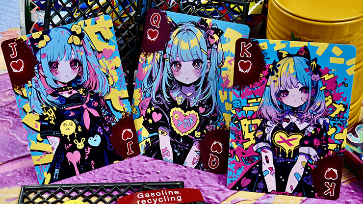 Shinjuku Spray Girls V1 Playing Cards - Brown Bear Magic Shop