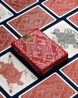 Sons of Liberty Playing Cards, Patriot Red - Art of Play - Brown Bear Magic Shop