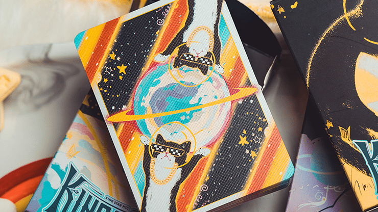 Space Cat V2 Collector's Box Set Playing Cards by King Star - Brown Bear Magic Shop
