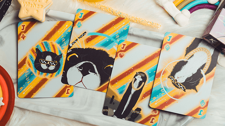 Space Cat V2 Collector's Box Set Playing Cards by King Star - Brown Bear Magic Shop