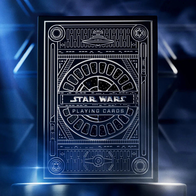 Star Wars Dark Side Silver Edition Playing Cards (Graphite Grey) by theory11 - Brown Bear Magic Shop