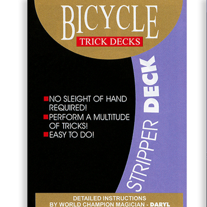 Stripper Deck Mandolin Bicycle (Blue) - Brown Bear Magic Shop