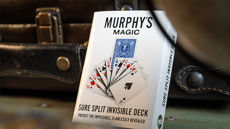SURE SPLIT Invisible Deck Bicycle by Murphy's Magic - Brown Bear Magic Shop