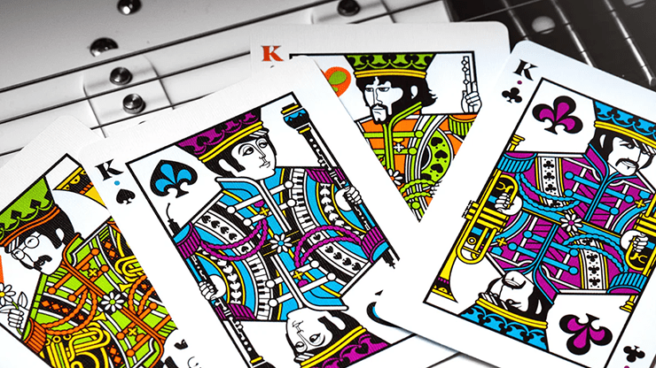 The Beatles Special Edition (White) Playing Cards by theory11 - Brown Bear Magic Shop