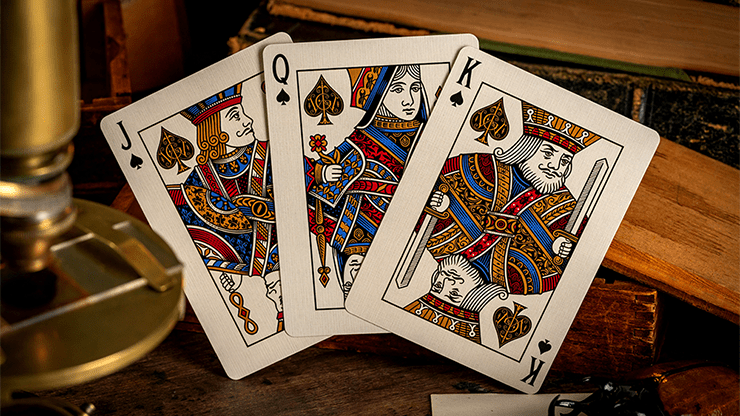 The Beetle Backs (Crimson Edition) Playing Cards - Brown Bear Magic Shop