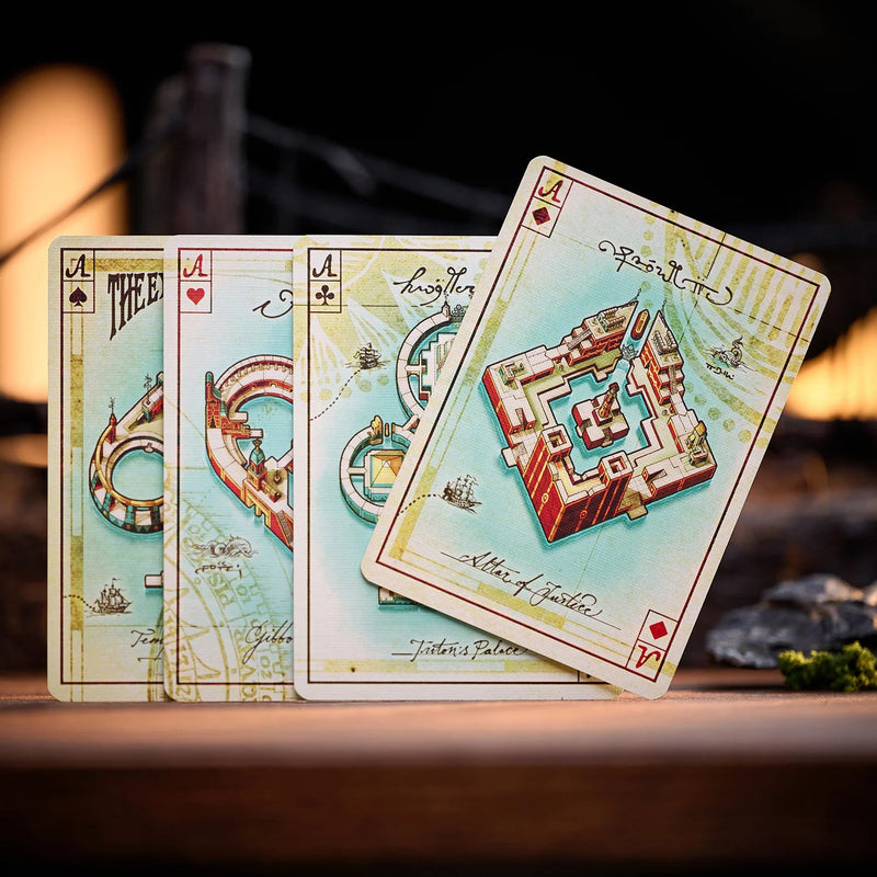 The Eye of the Ocean Nephilim (The Giants) Playing Cards - Brown Bear Magic Shop