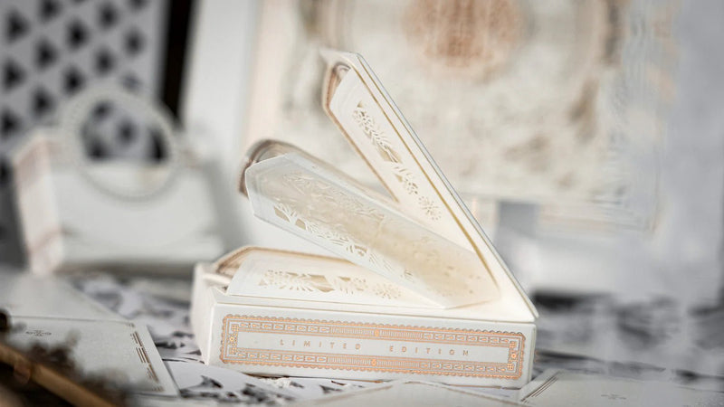 The Four Seasons White Boxset Playing Cards - Brown Bear Magic Shop