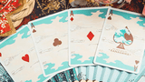 The Great Wave off Kanagawa V3 (Fresh Spring / Peppermint Green) Playing Cards - Brown Bear Magic Shop