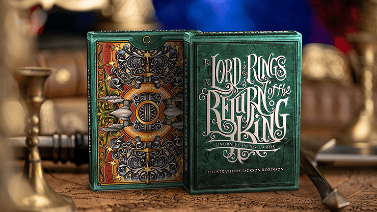The Lord of the Rings - Return of the King Playing Cards by Kings Wild Project (Green) - Brown Bear Magic Shop