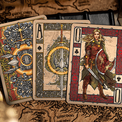 The Lord of the Rings - Return of the King Playing Cards by Kings Wild Project (Green) - Brown Bear Magic Shop