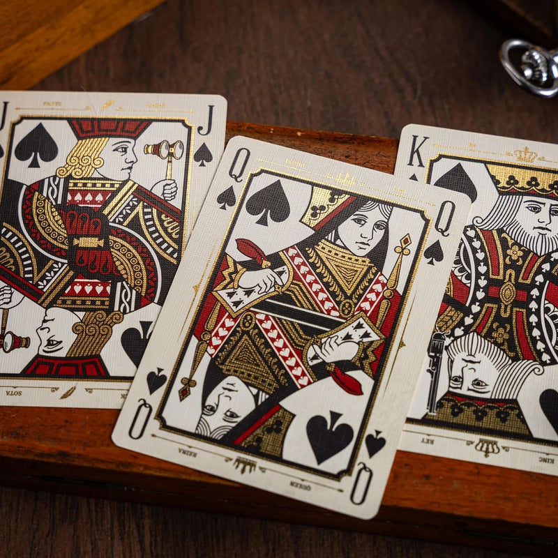 The Parlour Royale Legacy Edition (Gold Gilded) Playing Cards - Brown Bear Magic Shop
