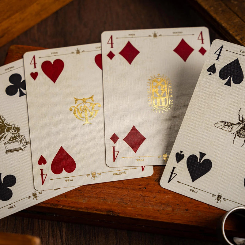 The Parlour Royale Legacy Edition (Gold Gilded) Playing Cards - Brown Bear Magic Shop