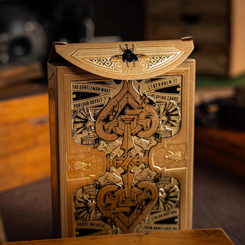 The Parlour Royale Legacy Edition (Gold Gilded) Playing Cards - Brown Bear Magic Shop