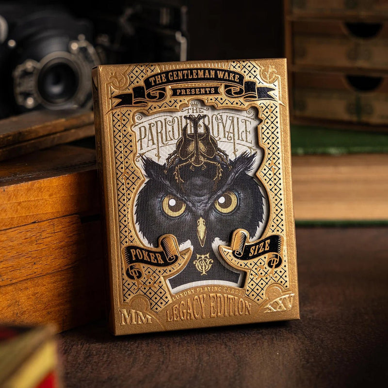 The Parlour Royale Legacy Edition (Gold Gilded) Playing Cards - Brown Bear Magic Shop