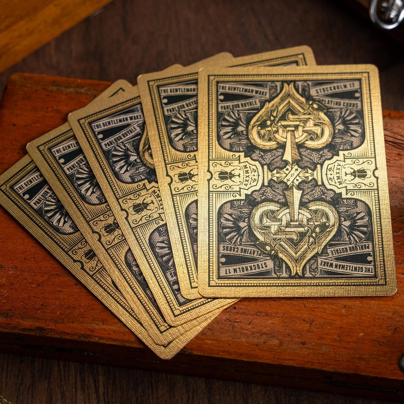 The Parlour Royale Legacy Edition (Gold Gilded) Playing Cards - Brown Bear Magic Shop